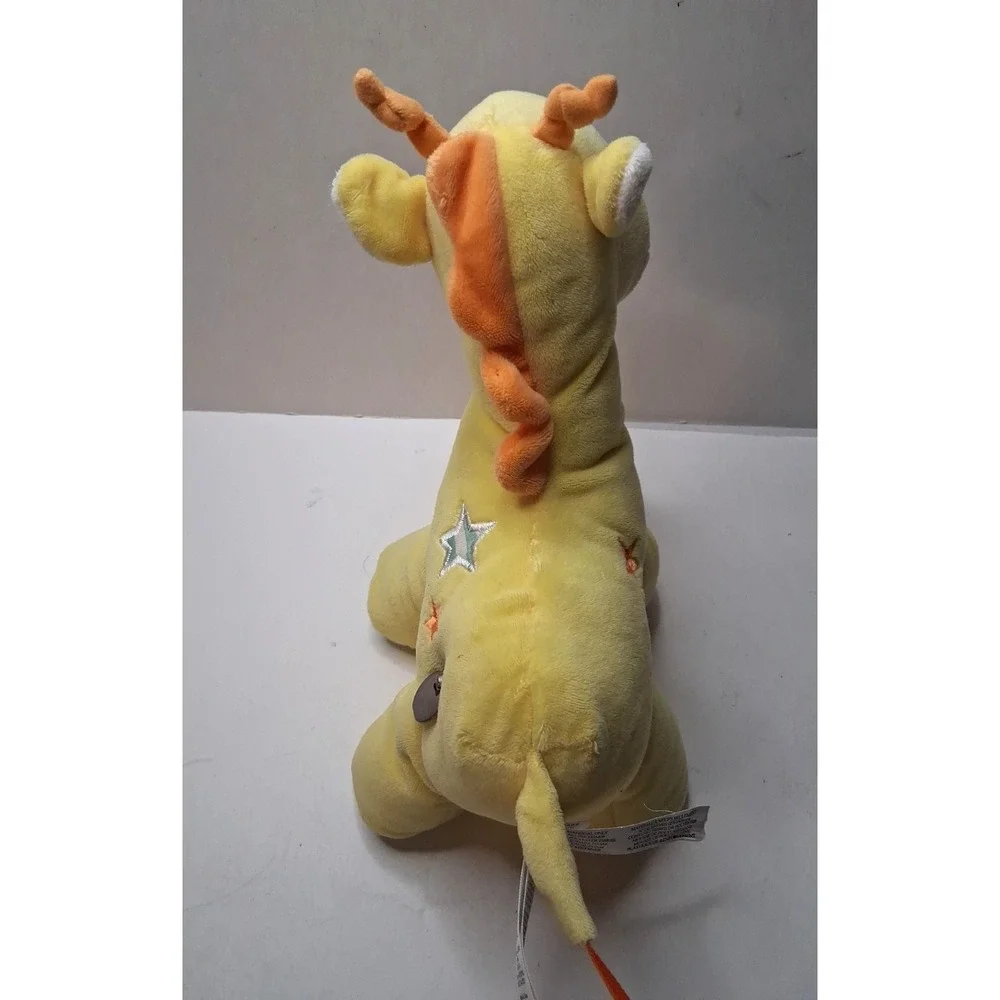 Carters Child of Mine Plush Yellow Orange Giraffe Baby Toy Wind Up Musical 2015